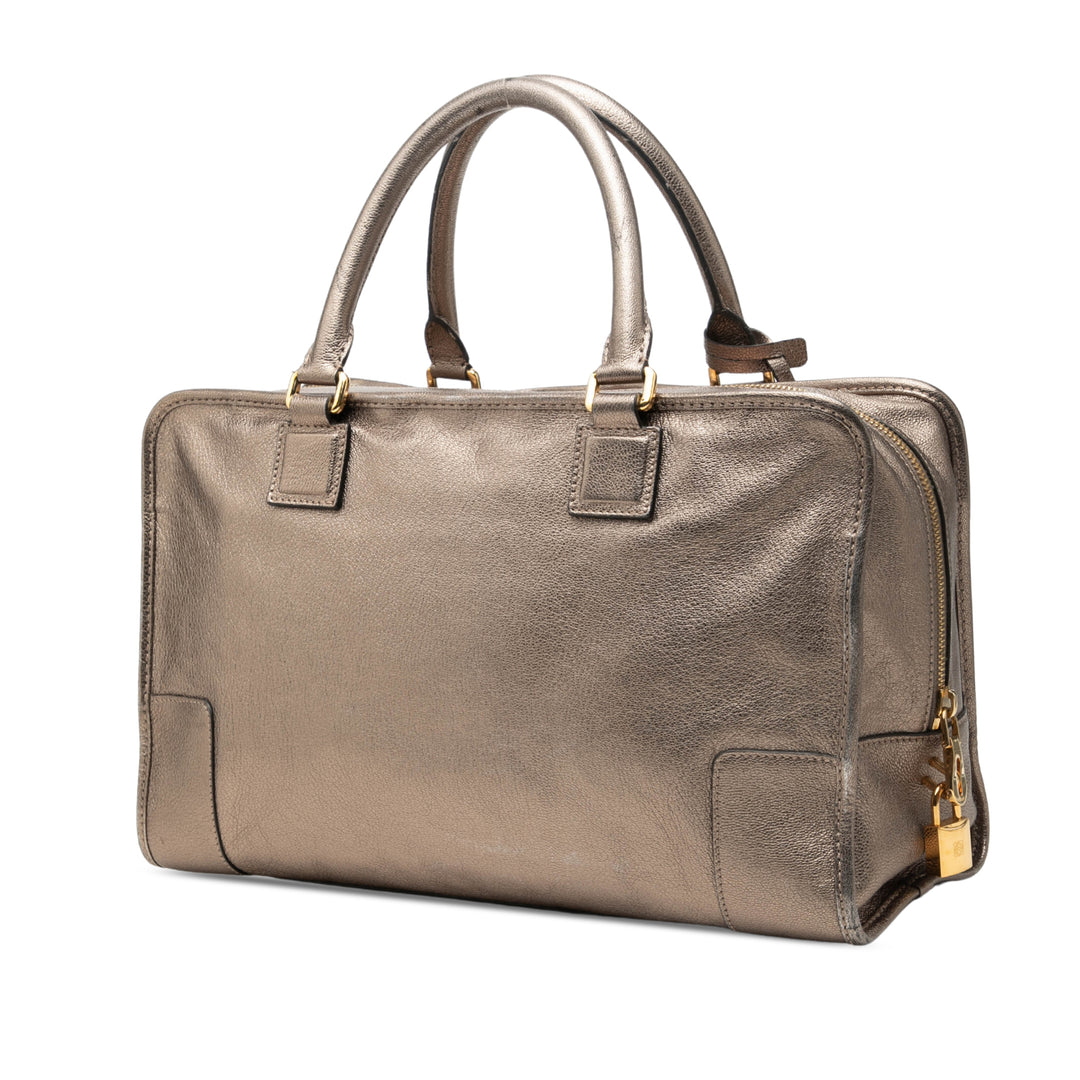 LOEWE Metallic Cuir de chèvre Amazona 36