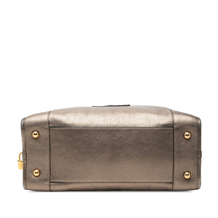 LOEWE Metallic Cuir de chèvre Amazona 36