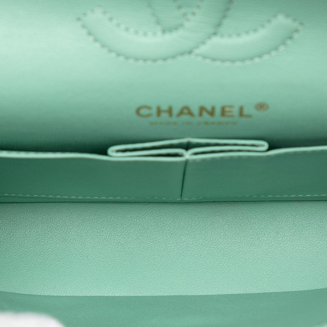 Chanel Small Classic Cuir d’agneau Double rabat