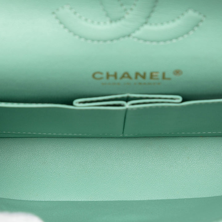 Chanel Small Classic Cuir d’agneau Double rabat