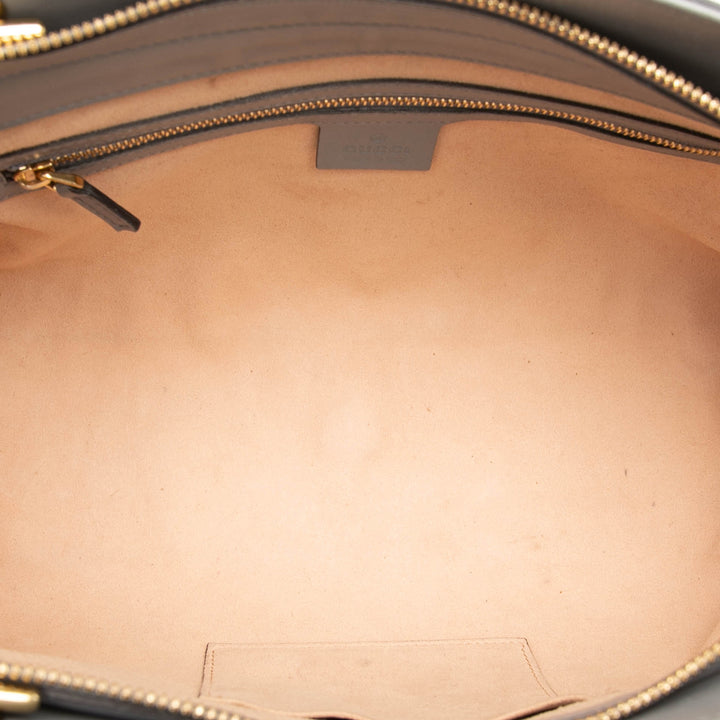 Guccissima Souple Sac Moyen Gris