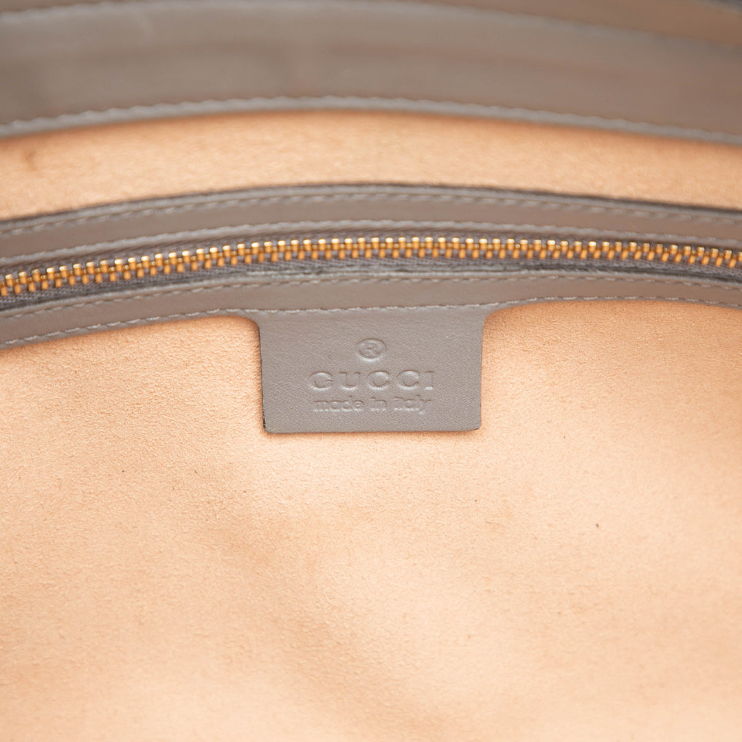 Guccissima Souple Sac Moyen Gris