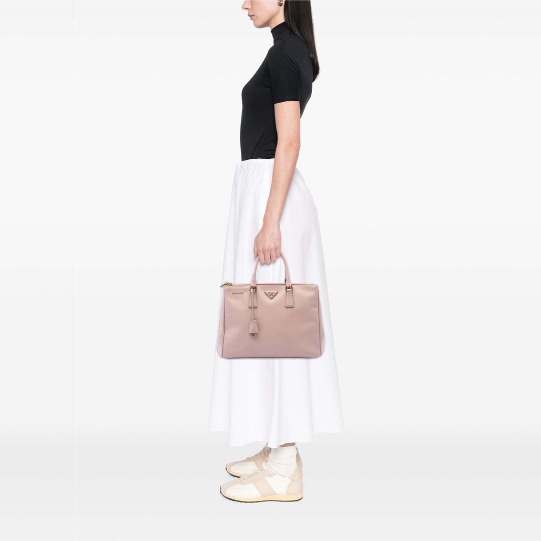 Prada Large Saffiano Lux Galleria Double Zip Sac