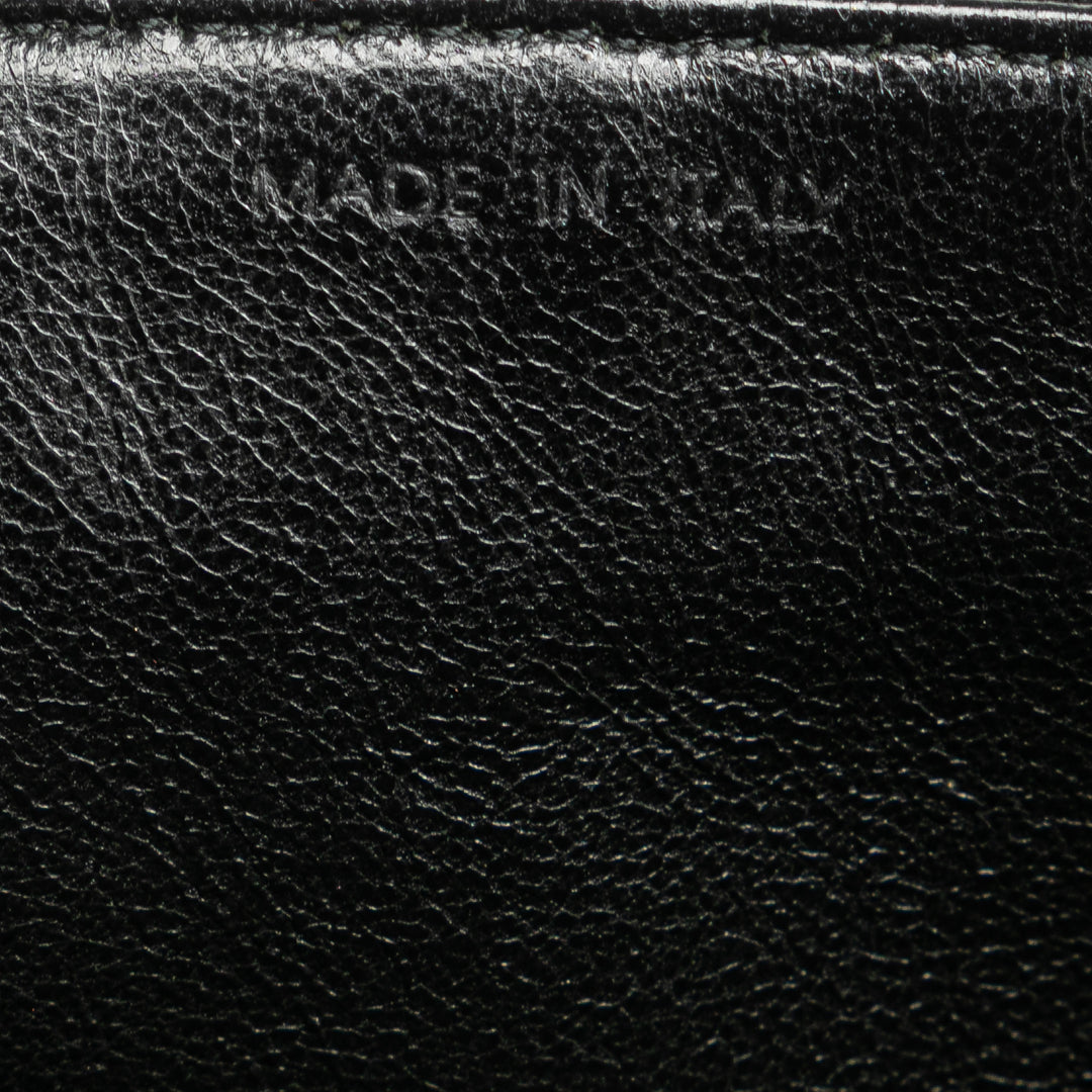 Choco Bar Suede Stitched Chain Flap Black - Gaby Paris