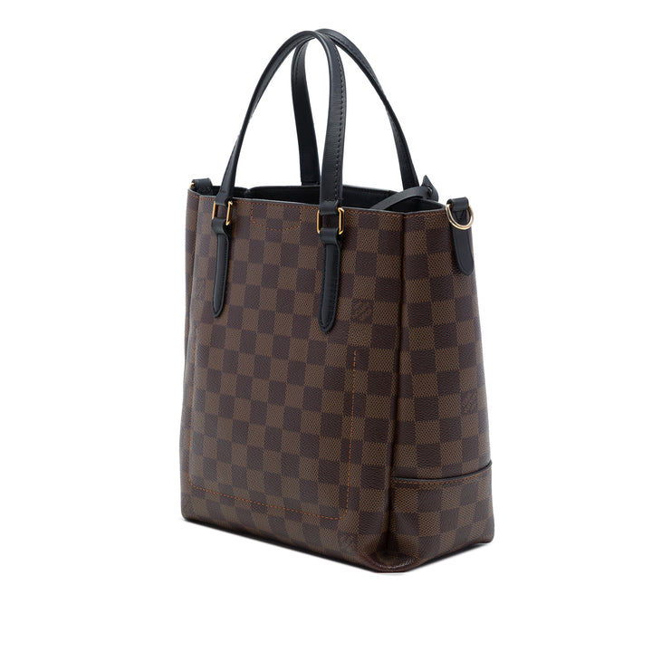 Louis Vuitton Sac à main Belmont Damier Ébène PM Marron – vue 2 – GABY PARIS