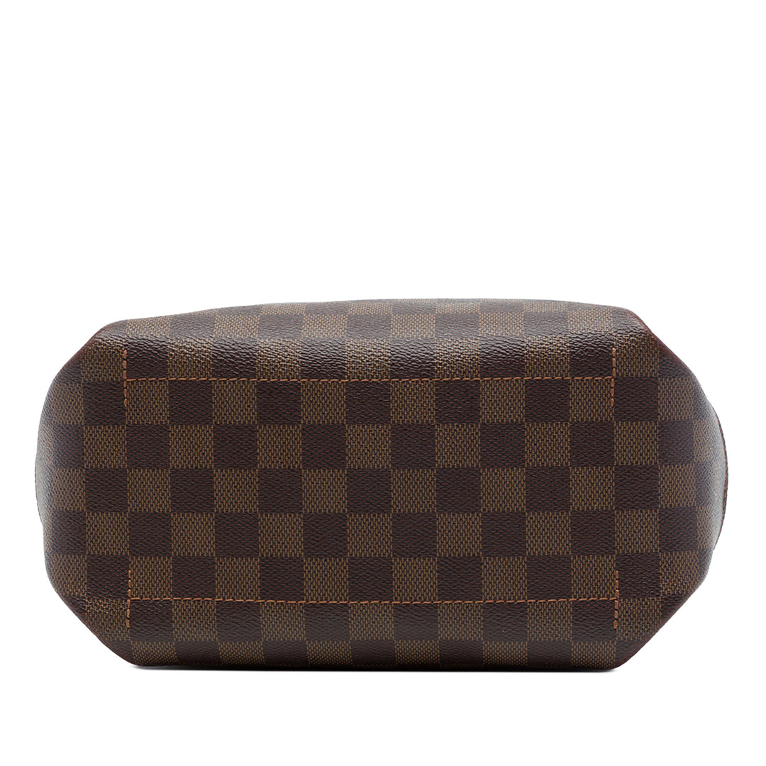 Louis Vuitton Sac à main Belmont Damier Ébène PM Marron – vue 3 – GABY PARIS