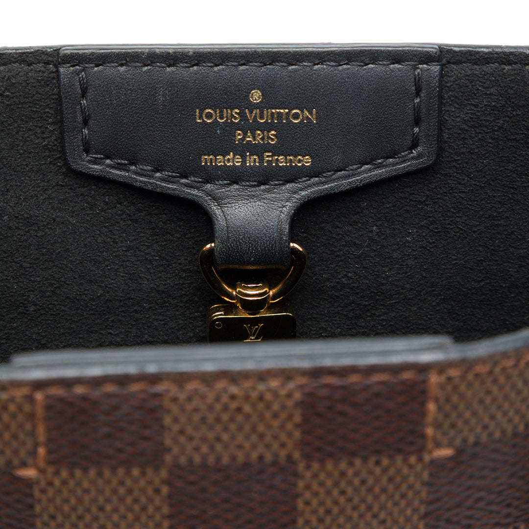 Louis Vuitton Sac à main Belmont Damier Ébène PM Marron – vue 5 – GABY PARIS