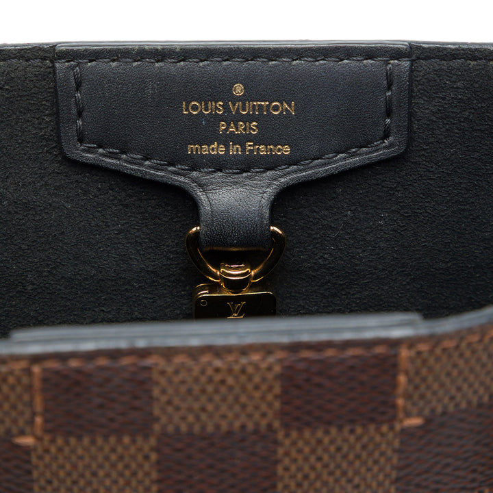 Louis Vuitton Sac à main Belmont Damier Ébène PM Marron – vue 5 – GABY PARIS