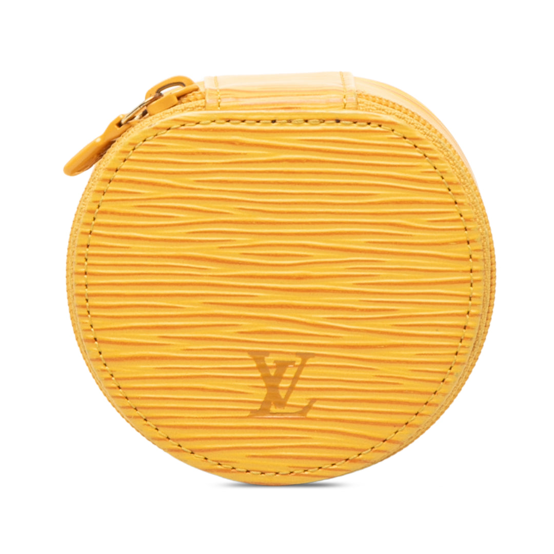 Louis Vuitton Ecrin Bijoux Travel Jewelry Étui Épi Jaune – vue principale – GABY PARIS