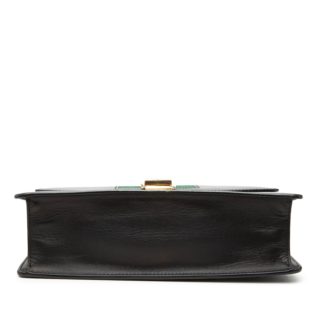 Gucci Web Sylvie Sac Petit Cuir de veau