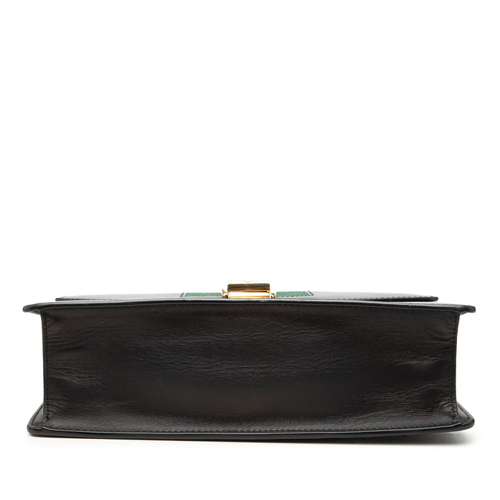 Gucci Web Sylvie Sac Petit Cuir de veau