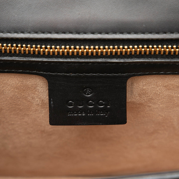 Gucci Web Sylvie Sac Petit Cuir de veau