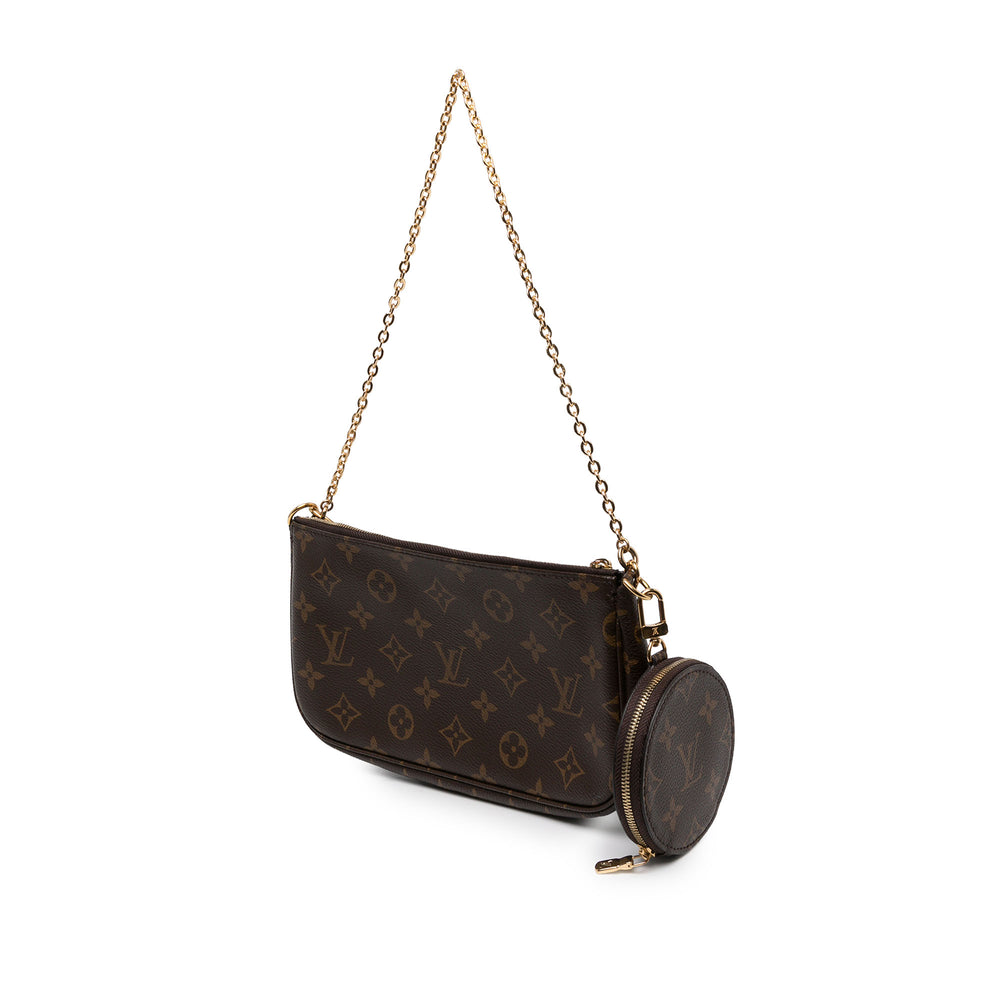 Louis Vuitton Pochette Multi Accessoires Monogram Marron – vue 2 – GABY PARIS