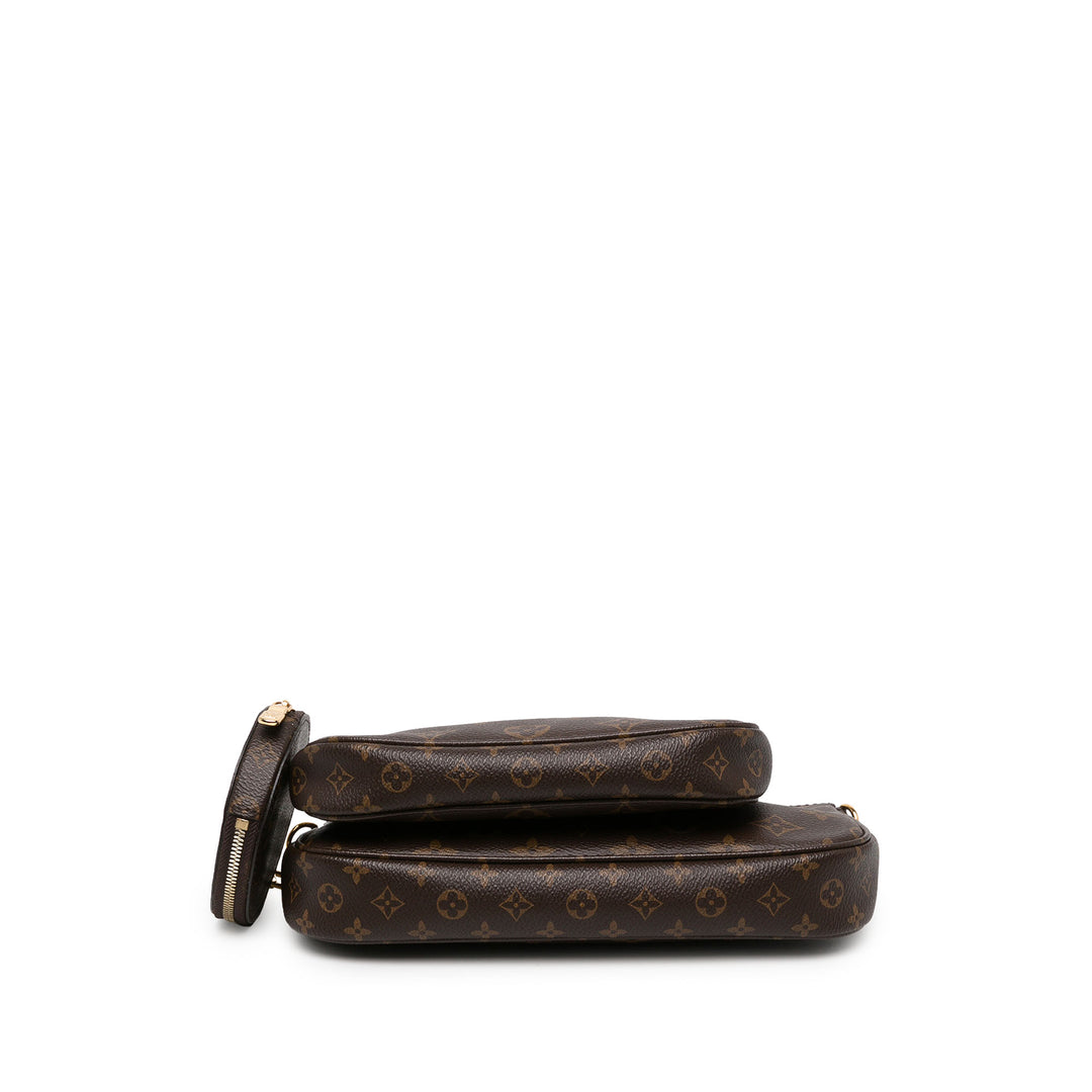 Louis Vuitton Pochette Multi Accessoires Monogram Marron – vue 3 – GABY PARIS
