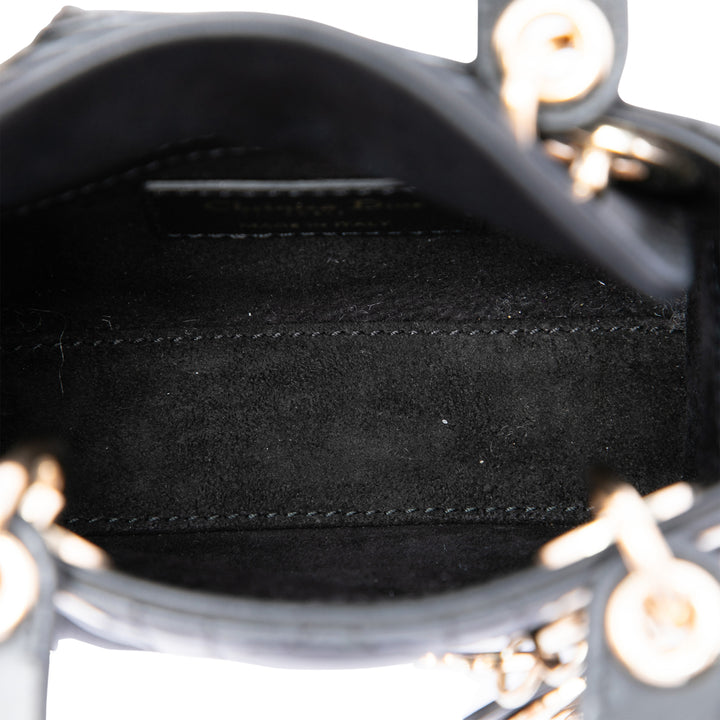 Dior Micro Cuir d'agneau Cannage Lady Dior