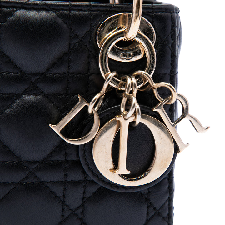 Dior Micro Cuir d'agneau Cannage Lady Dior