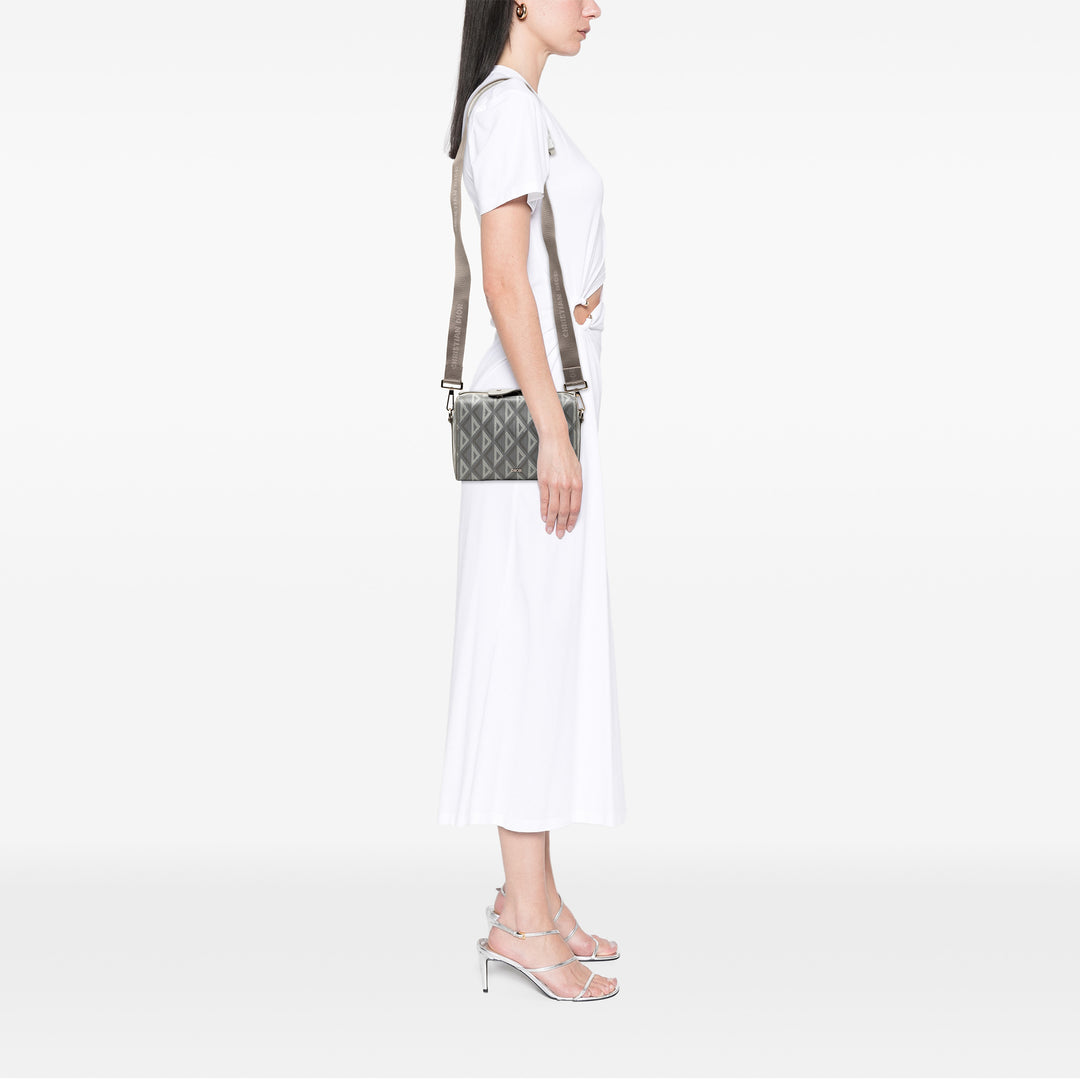 Dior CD Diamond Coated Toile Lingot 22 Sac