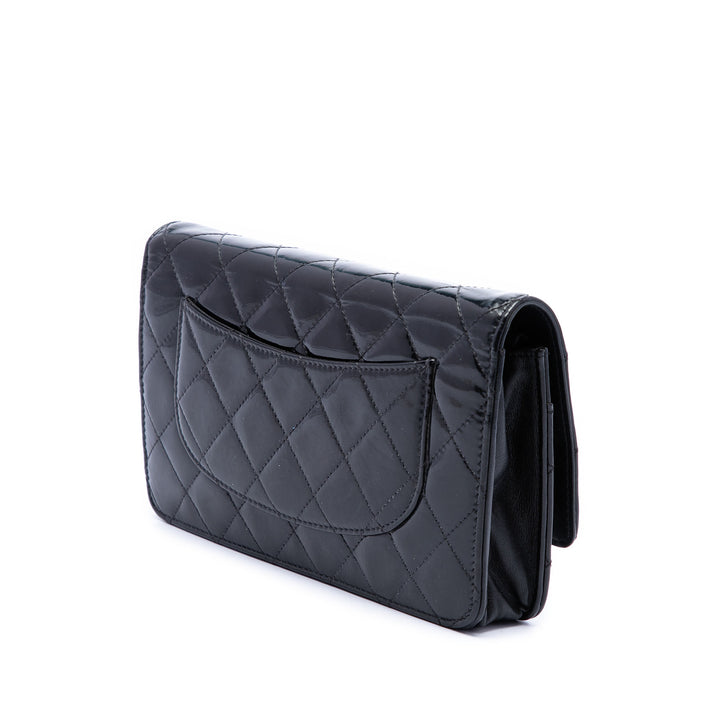 Chanel CC Matelassé Wallet on Chain Noir – vue 2 – GABY PARIS
