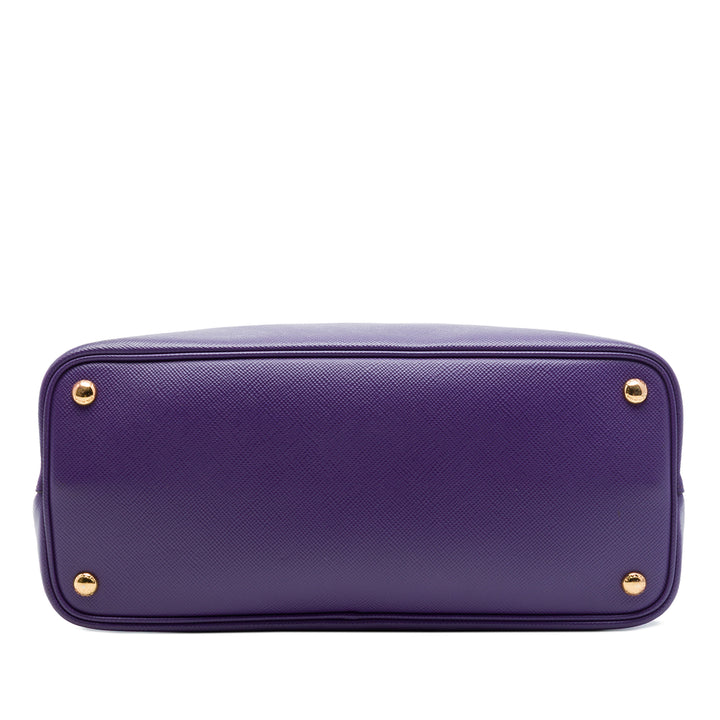 Prada Double Sac Moyen Cuir Saffiano