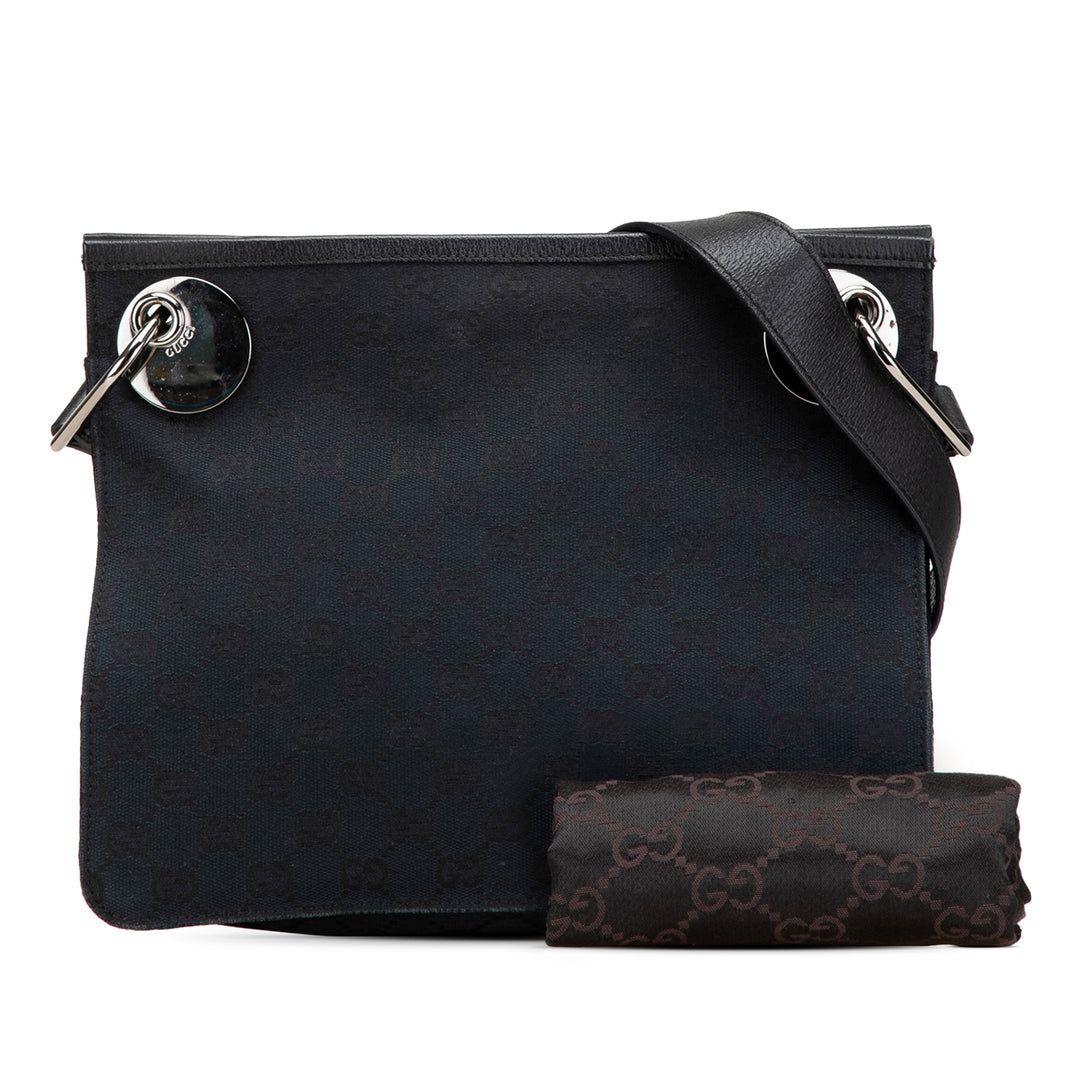 Gucci GG Toile Eclipse Sac porté croisé Bleu