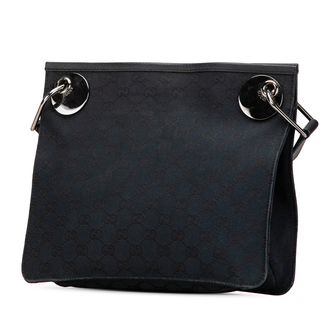 Gucci GG Toile Eclipse Sac porté croisé Bleu