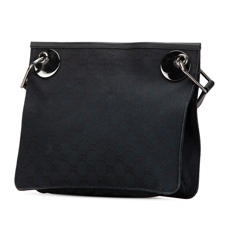 Gucci GG Toile Eclipse Sac porté croisé Bleu