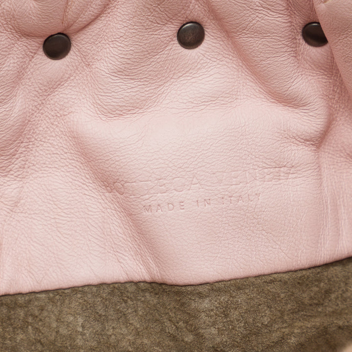 Bottega Veneta Intrecciato Sac à cordon seau nappa Rose – vue 5 – GABY PARIS
