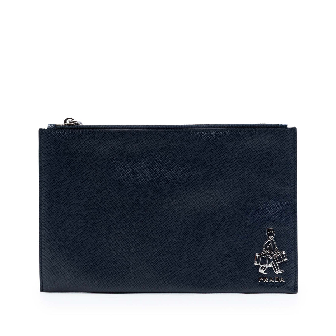 Prada Saffiano Voyage Document Holder