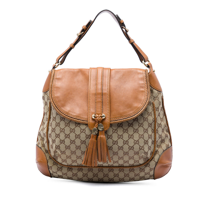 Gucci Sac porté épaule GG Marrakech Beige – vue principale – GABY PARIS
