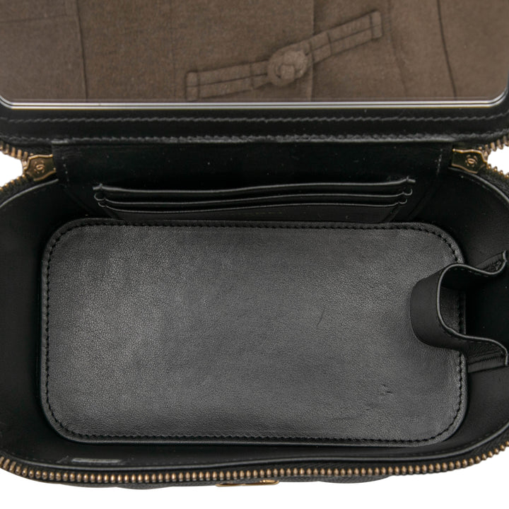 Chanel Small Matelassé Caviar Coco Casino Vanity avec chaîne