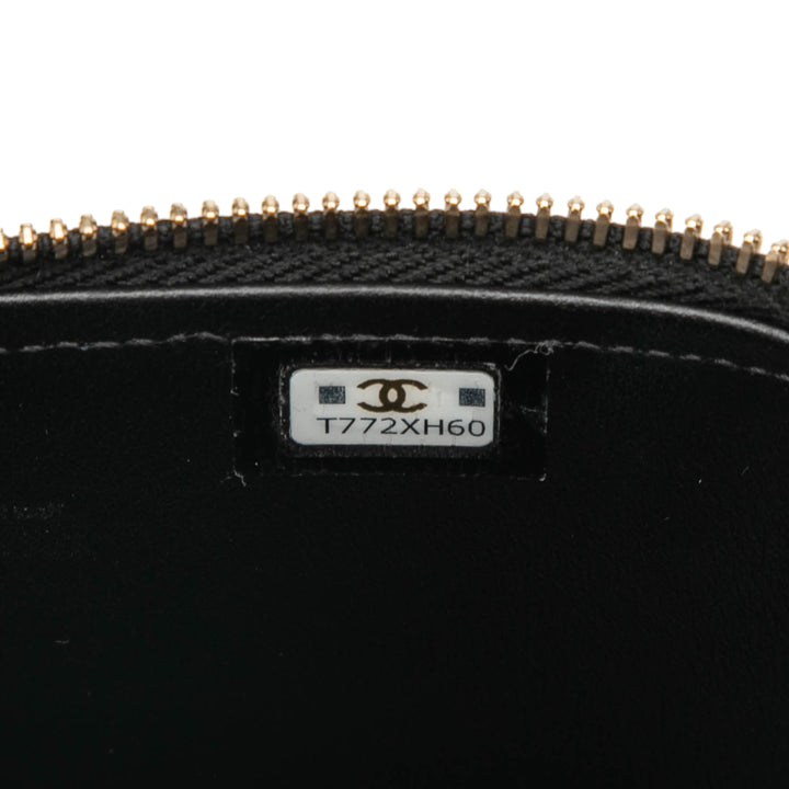 Chanel Small Matelassé Caviar Coco Casino Vanity avec chaîne
