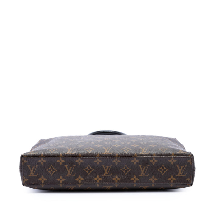 Louis Vuitton Monogram Macassar Porte Documents Jour