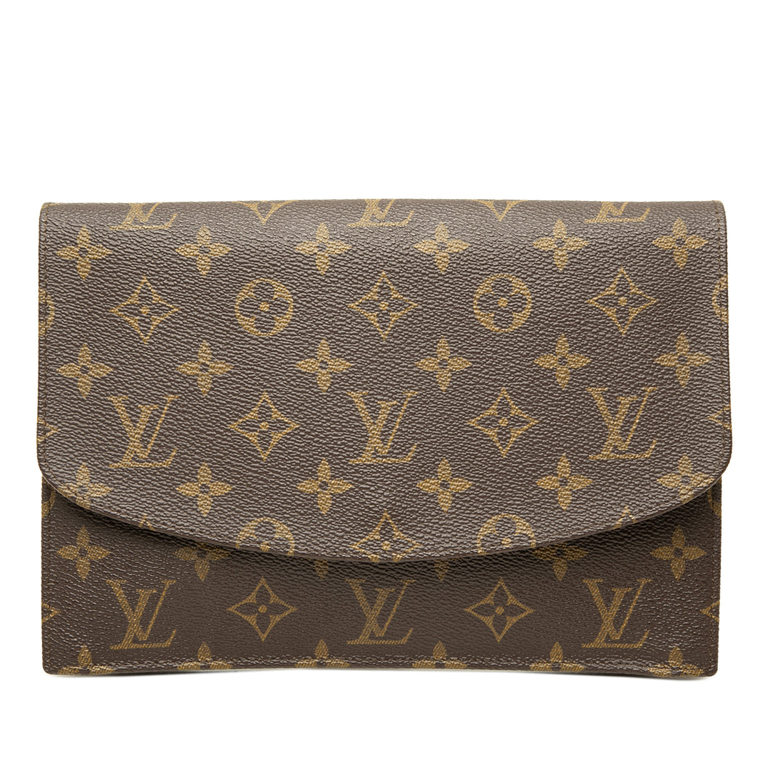 Louis Vuitton Pochette Rabat 23 Monogram Marron – vue principale – GABY PARIS