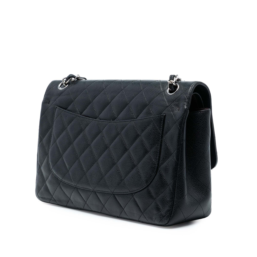 Chanel Jumbo Classic Caviar Double rabat