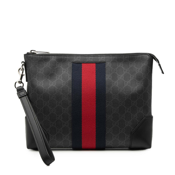 Gucci GG Supreme Web Pochette