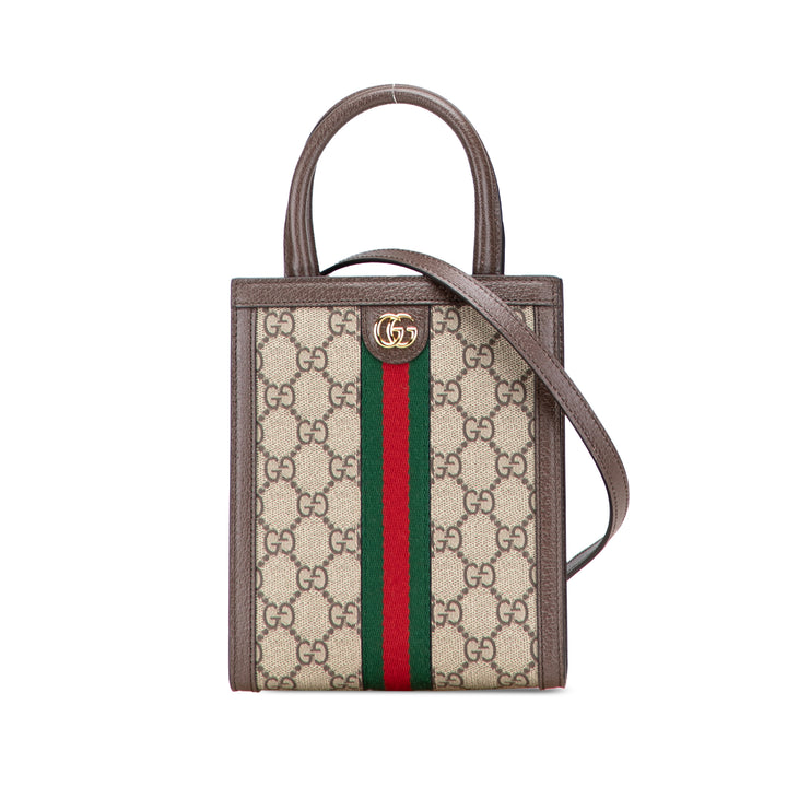 Mini GG Supreme Ophidia Web Satchel Brown - Gaby Paris