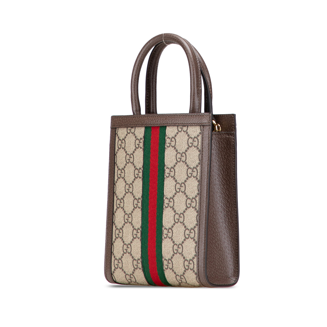 Mini GG Supreme Ophidia Web Satchel Brown - Gaby Paris