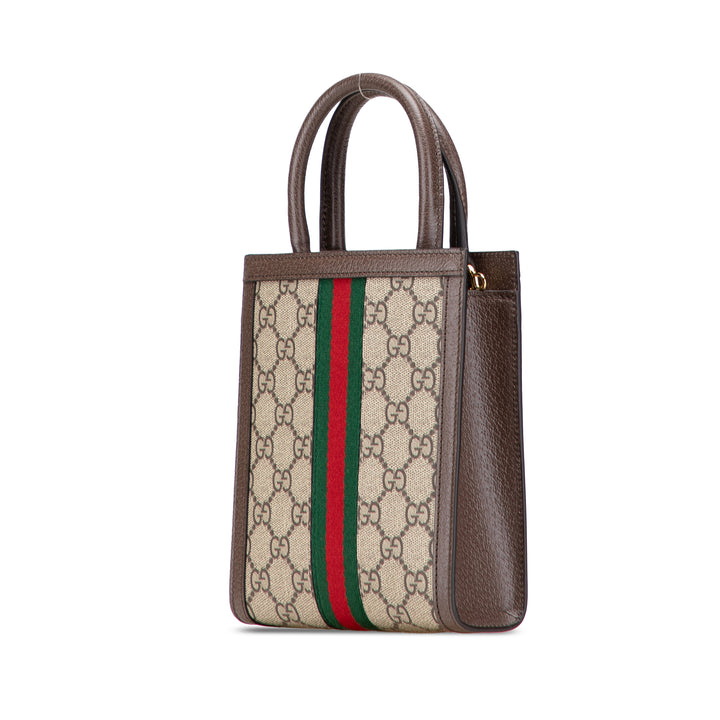 Mini GG Supreme Ophidia Web Satchel Brown - Gaby Paris