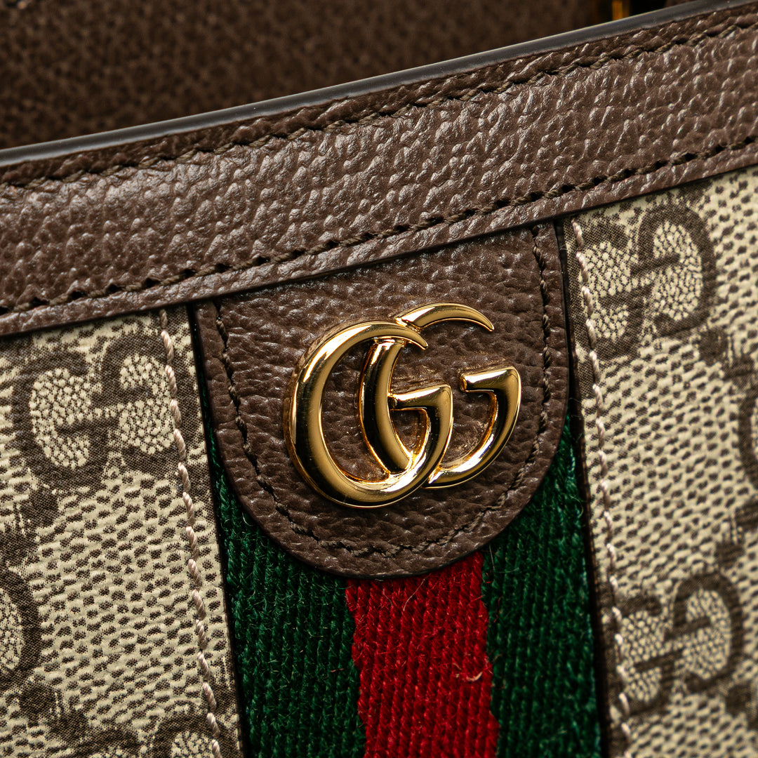 Mini GG Supreme Ophidia Web Satchel Brown - Gaby Paris