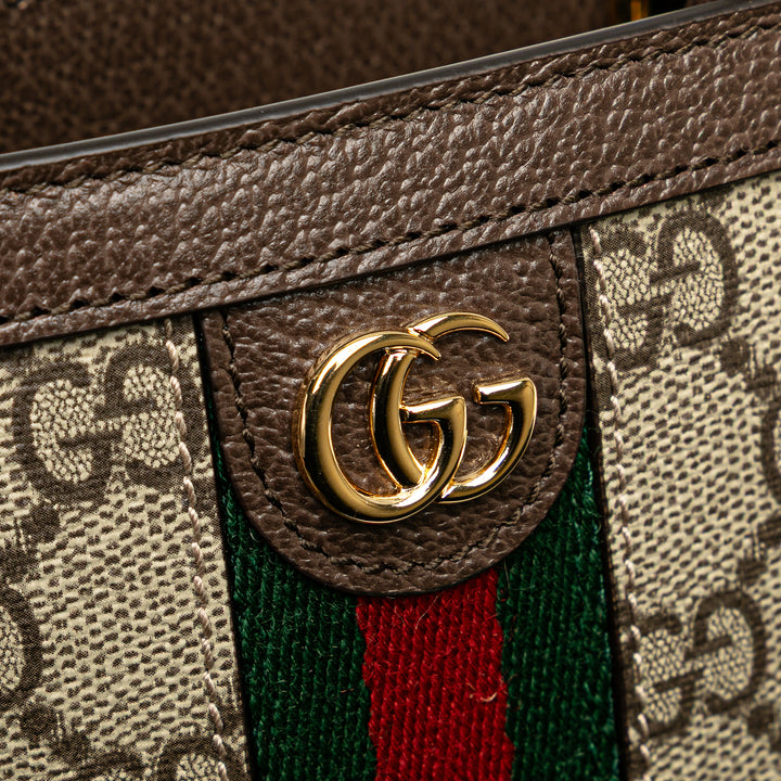 Mini GG Supreme Ophidia Web Satchel Brown - Gaby Paris