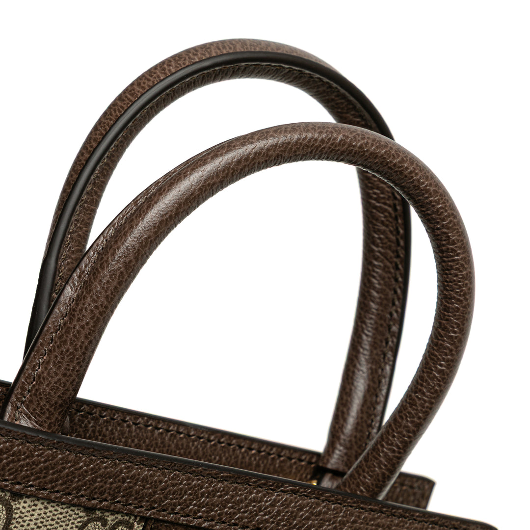 Mini GG Supreme Ophidia Web Satchel Brown - Gaby Paris