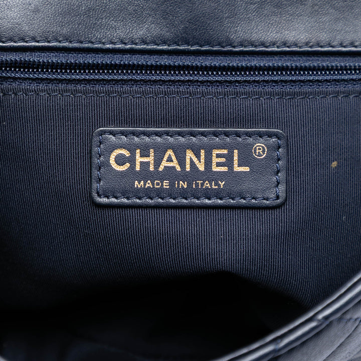 Chanel Mini Matelassé Cuir d’agneau Mademoiselle Chic à rabat
