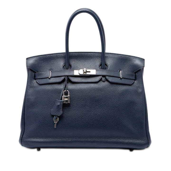 Birkin Retourne 35 Togo Bleu