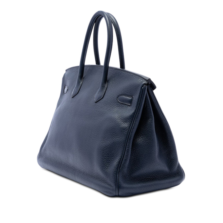 Birkin Retourne 35 Togo Bleu