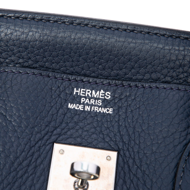 Birkin Retourne 35 Togo Bleu