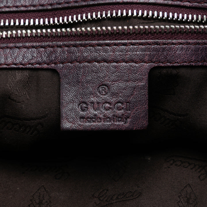 Gucci Medium GG Toile Bamboo Bar Cabas