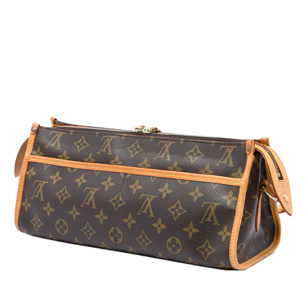 Louis Vuitton Popincourt Long Monogram Marron – vue 2 – GABY PARIS