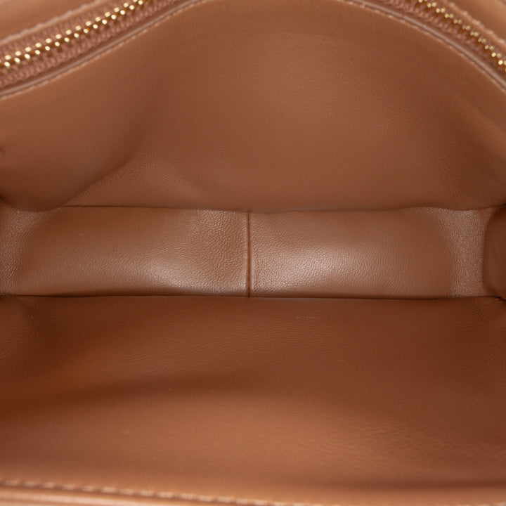 Celine Teen brillant Cuir de veau Triomphe Sac porté croisé