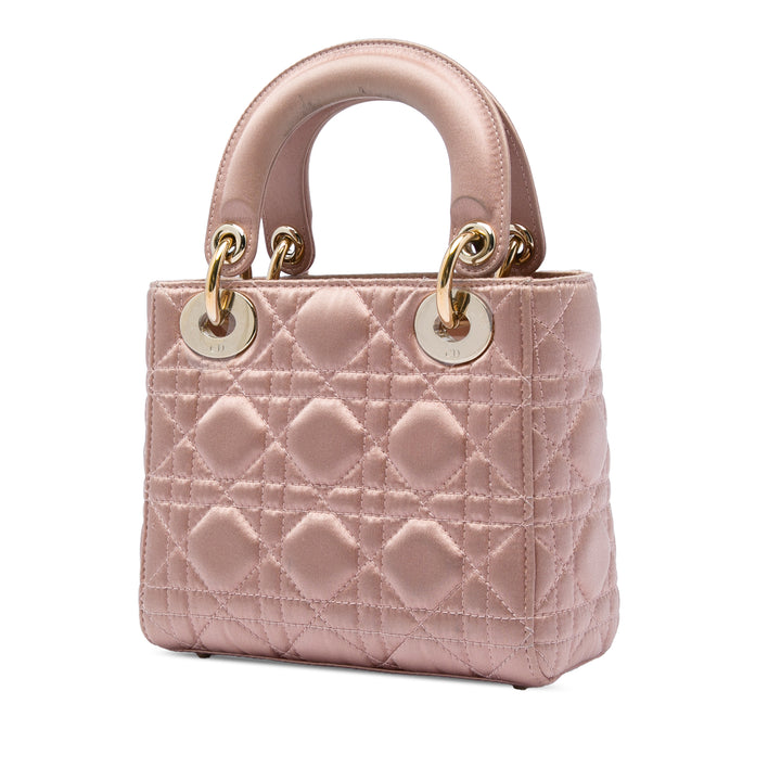 Dior Mini Satin Cannage Swarovski Cristal Lady Dior