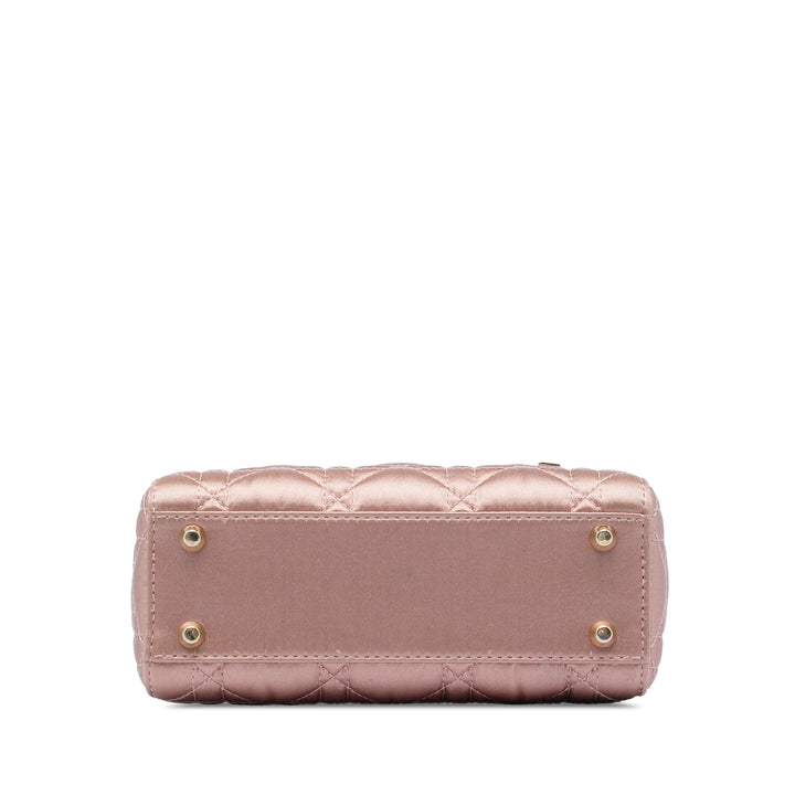 Dior Mini Satin Cannage Swarovski Cristal Lady Dior